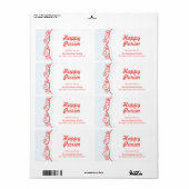 Happy Purim - Gif Label (Vorne)