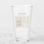 Happy Purim Glas (Rückseite)