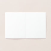 Happy Purim Gold Foil Folienkarte (Innenseite)