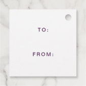 Happy Purim Gragger Geschenkanhänger (Rückseite)