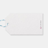 Happy Purim Hebrew Geschenkanhänger (Rückseite Horizontal)