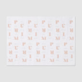 Happy Purim in neutralem Mishloach-Manot Seidenpapier (Vorderseite)