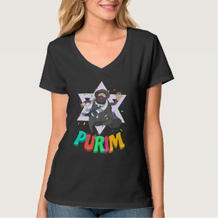 Happy Purim Jüdisches Party Kostüm T-Shirt