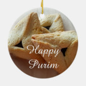 Happy Purim Keramik Ornament (Hinten)