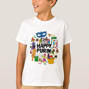 Happy Purim Kids T - Shirt