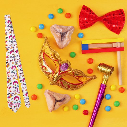 Happy Purim Krawatte