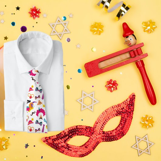 Happy Purim Krawatte