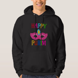 Happy Purim Mask Hoodie