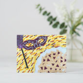 Happy Purim Painting Postkarte (Stehend Vorderseite)