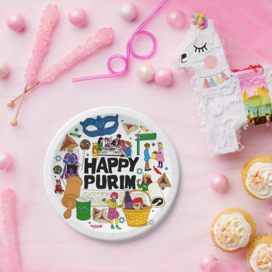 Happy Purim Paper Tellers Pappteller (Party)