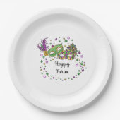 Happy Purim Pappteller (Vorderseite)