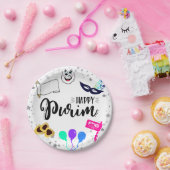 Happy Purim Pappteller (Party)