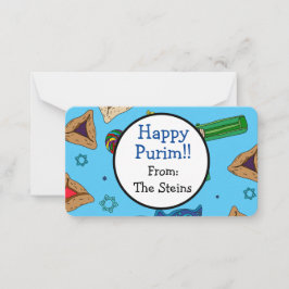 Happy Purim Personalisierte Mitteilungskarten