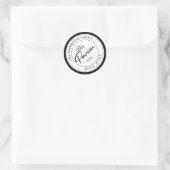 Happy Purim Personalisierte Script Sticker (Tasche)