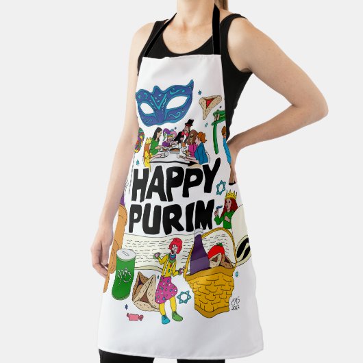 Happy Purim Schürze (InSitu)