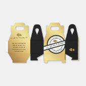 HAPPY PURIM Script Personalisiert Mishloach Manos Geschenkschachtel (Ungefaltet)