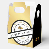 HAPPY PURIM Script Personalisiert Mishloach Manos Geschenkschachtel (Geöffnet)