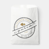HAPPY PURIM Script w Hamentash Bag Geschenktütchen (Vorderseite)