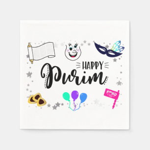 Happy Purim Serviette