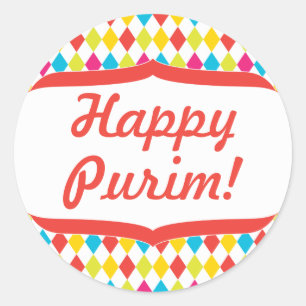 Happy Purim Sticker