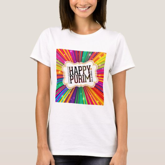 Happy Purim T-Shirt (Vorderseite)