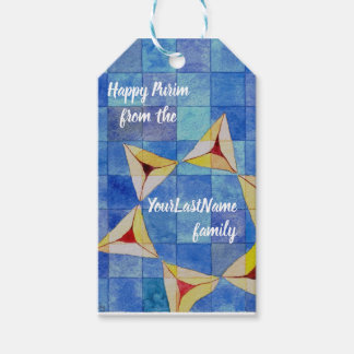 Happy Purim Tag Geschenkanhänger