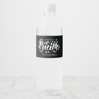 Happy Purim Water Flasche Label Wasserflaschenetikett