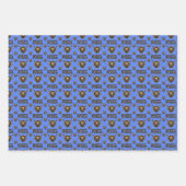 Happy Purim Wrapping Paper Sheets Geschenkpapier Set (Vorderseite 2)
