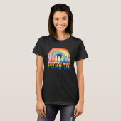 Happy Purride Cats Kitten Gay Pride LGBTQ Transgen T-Shirt (Vorne ganz)