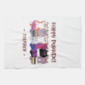 Happy Purride - LGBTQ Pride Cats Geschirrtuch (Horizontal)