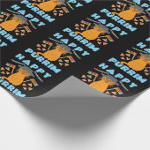 Happy Purrim Purim Cat Jüdischer Urlaub Geschenkpapier (Ecke)