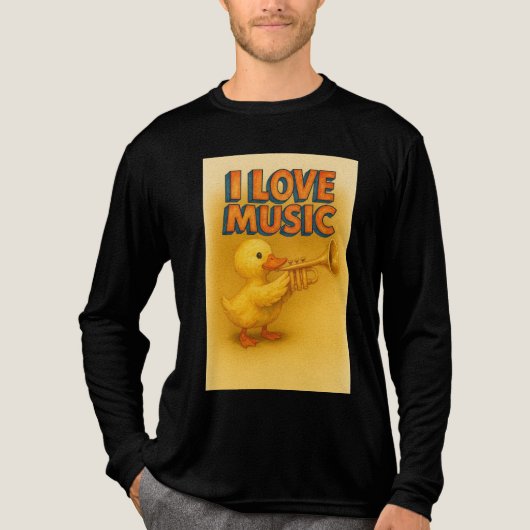 Happy Quack Melody Tri-Blend Shirt (Vorderseite)