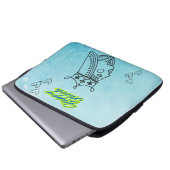 Happy Queen Laptopschutzhülle (Vorne Knopf)