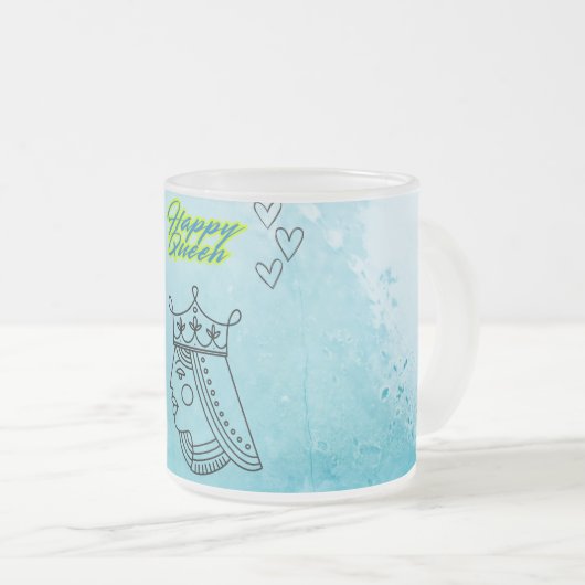Happy Queen Mattglastasse (VorderseiteRechts)