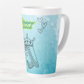 Happy Queen Milchtasse (Rechte Ecke)