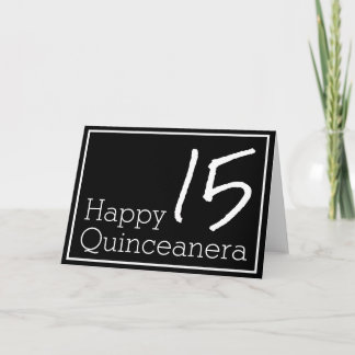 Happy Quinceanera Dankeskarte