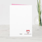 Happy Quinceañera: Rosa Karte (Rückseite)