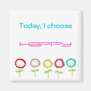 Happy Quote Magnet