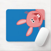 HAPPY RABBIT CARTOON MOUSEPAD (Mit Mouse)