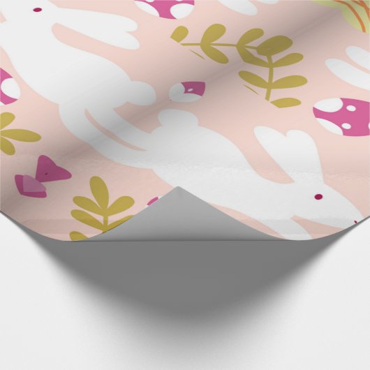 Happy Rabbit Geschenkpapier (Ecke)
