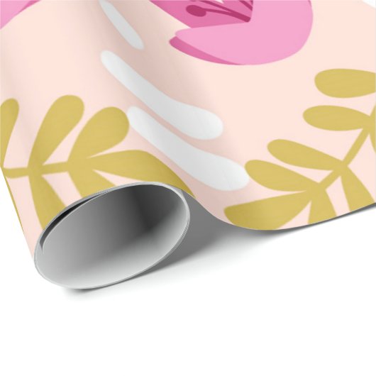 Happy Rabbit Geschenkpapier (Rolleneckpunkt)