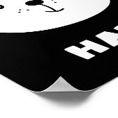 Happy Rabbit Poster (Ecke)