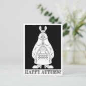 Happy Rabbit Postkarte (Stehend Vorderseite)