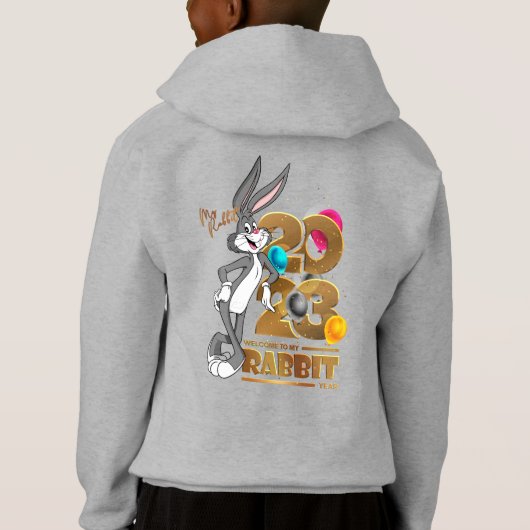 Happy Rabbit Year 2023 (2) | Kids Pullover Hoodie (Rückseite)