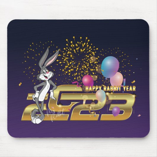 Happy Rabbit Year 2023 | Mousepad (Vorne)