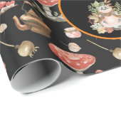 Happy Raccoon Anpassen von Text und Farbe Geschenkpapier (Rolleneckpunkt)