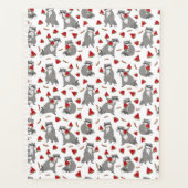 Happy raccoon mit Wassermelone Planer (Vorderseite)