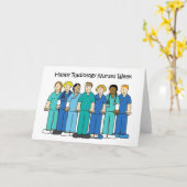 Happy Radiology Nurses Week Karte (Gelbe Blume)