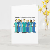 Happy Radiology Nurses Week Karte (Gelbe Blume)
