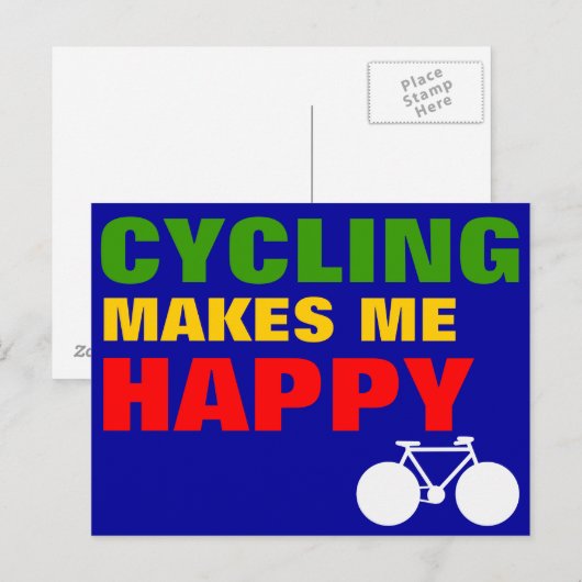 Happy Radler Postkarte (Vorne/Hinten)